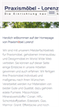 Mobile Screenshot of praxismoebel-lorenz.de